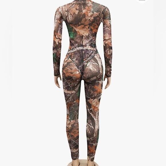 Graphic mesh two piece set sz XXL - Picture 7 of 8